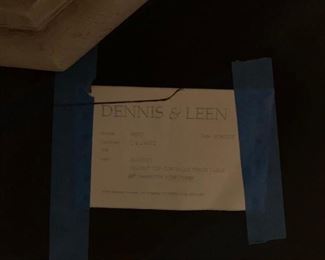 Pedestal Table from Designer Dennis & Leen