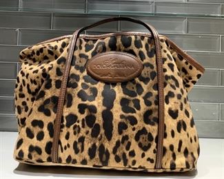 Dolce and Gabanna Animal Print Tote