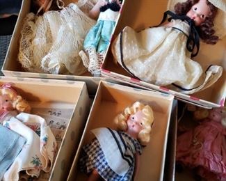 Vintage Dolls in Boxes
