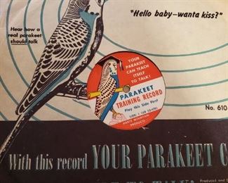 45 record..Teach your Parrot to Talk