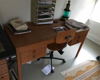 Mcm desk and chair