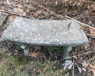 Nice stone  bench