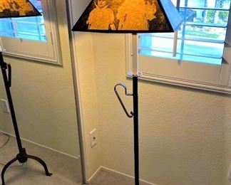 Floor lamp.