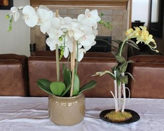 Faux Orchid Plants