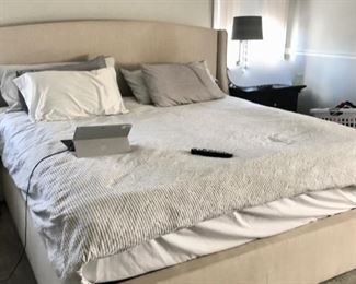 King bed frame & headboard - no mattress
