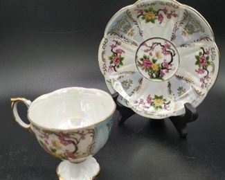 Royal Halsey teacup and saucer