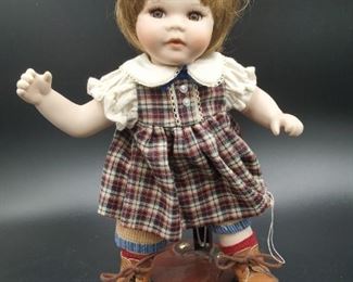 Doll with stand