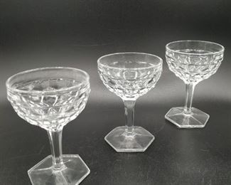 Crystal Glasses - Set of 10