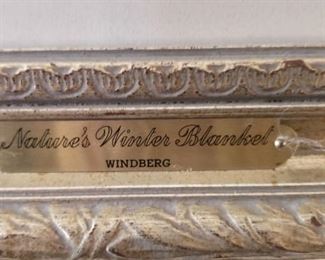 Windberg Numbered Print, "Nature's Winter Blanket"