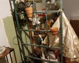 iron planter rack
