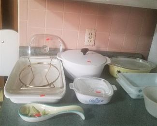corning ware and pyrex