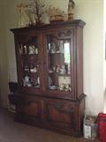 China Cabinet--lighted interior