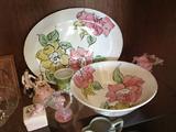 Johnson Bros "Carmel" Platter and Salad bowl