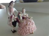 Dresden Pair (one piece) Small--like 4 or 5 inches tall