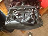 Black Leather COACH handbag---in like new condition, not a great picture...I was going to pack it with tissue and get a better picture....and I did not....