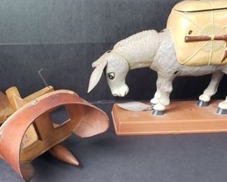 Stereoscope and Smoking Donkey Cigarette Dispenser. Donkey has broken ear. https://ctbids.com/#!/description/share/314417