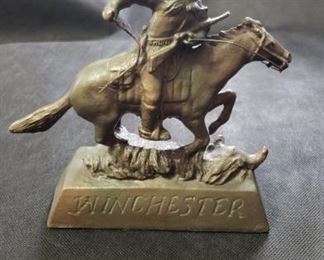 Winchester Bronze Sculpture. https://ctbids.com/#!/description/share/314504