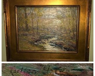 Cullen Yates Bryan, Ohio 1866- Oil on canvas (15.5 X 11.5")