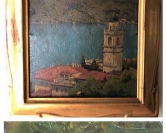 Charles "Chaz" Warren Eaton - Oil on canvas (7.5" W X 9.5"H)