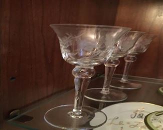 Crystal stemware