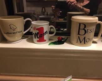 Various Coffee ups! Mom can never have toooo many coffee cups