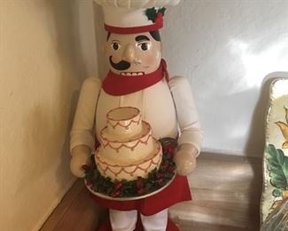 Serving Cake...compliments of the Chef.