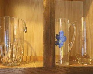 Ice bucket and pitchers
