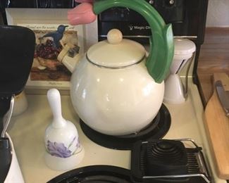 Tea pot and misc