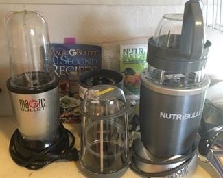 Magic bullet and Nutri-bullet