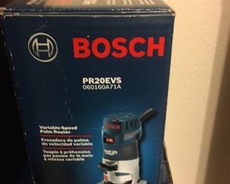 New in box. Bosch Palm Router