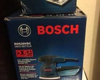 Bosch Pal Router; Bosch dander jut.
Both new in box.