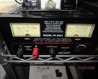 Pyramid PS-36KX Regulated Power Supply.