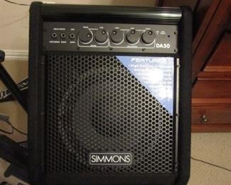 Simmons DA 50 Amp (Sold Separately from Drum Set)