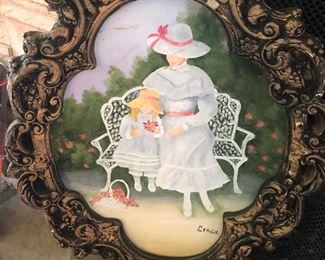 Precious Vintage Framed Art