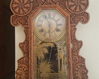 Antique Waterbury Gingerbread clock