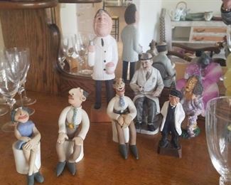 Whimsical collection of Dentist figures 