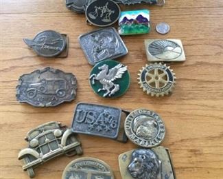 Huge lot of unique vintage belt buckles https://ctbids.com/#!/description/share/311772