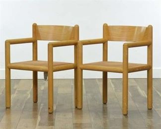 Pair Of Sunar Danish Modern Style Armchairs
