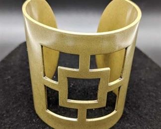 Trina Turk Goldtone Palm Springs Pierced Cuff Bracelet