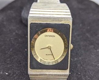 Criterion Stainless Steel Retro Modern Watch