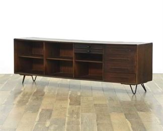 Mid Century Modern Style Credenza W Hairpin Legs