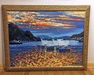 Signed Howard Behrens Painting