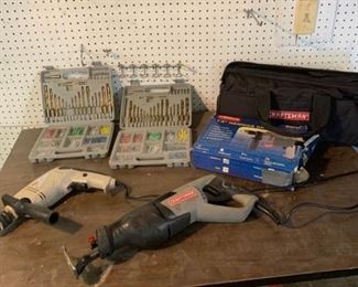 Craftsman Saws all with an American Impact Drill