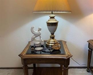 Side Table and Lamp I