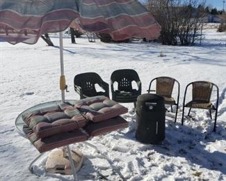 Smoker and Patio Furniture