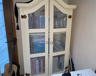White book cabinet