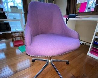 Pink office chair