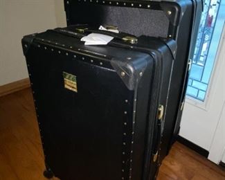 New black suitcases
