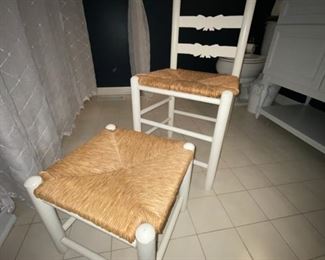 White chair