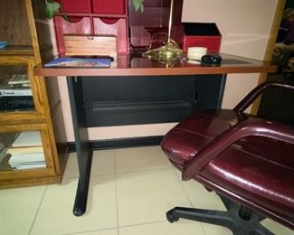Desk and office chair